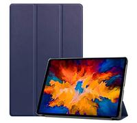 Lobwerk Étui fin pour tablette Lenovo Tab P11 Pro TB-XJ706F 11,5" avec fonction support et fonction veille automatique Bleu