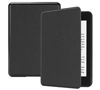 Lobwerk Étui pour Kindle Paperwhite 10 Génération 2018 6 Pouces E-Book Reader Smart Cover avec Fonction Veille/réveil Automatique Noir