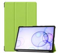 Lobwerk Étui pour Samsung Galaxy Tab S6 SM-T860 10.5" Smart Cover avec Support et Fonction de Mise en Veille Automatique Vert