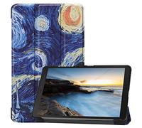 Lobwerk Étui Smart Cover avec Fonction Support et Mise en Veille/Marche Automatique pour Samsung Galaxy Tab A 8 SM-T290 SM-T295 8" 03