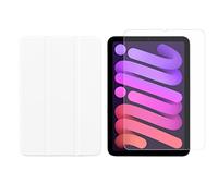 Lobwerk Kit 2 en 1 pour tablette Apple IPad Mini 6 2021 8,3" avec étui de protection + verre de protection avec housse de protection pour voiture et veille/réveil
