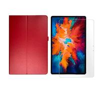 Lobwerk Kit 2 en 1 pour Tablette Lenovo Tab P11 2021 TB-J606F TB-J606X 11" avec étui Smartcover + Verre de Protection avec Fermeture magnétique