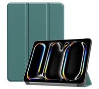 Lobwerk Lot de 2 coques de protection et verre d'écran pour Apple iPad Pro 13 2024 M4" - Fin - Avec fonction support et fonction veille/réveil automatique