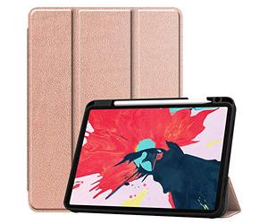 Lobwerk Smart Cover Étui de protection avec fonction support pour Apple iPad Pro 11" 2020 Bronze