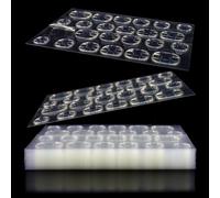 Loc-12 Feuilles /288 Pcs Ongles En Gelée Imperméables Et Respirants,Double Face,Super Collants Pour Faux Ongles,Transparents Et Flexibles Pour La Manucure