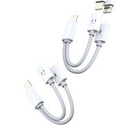 Loc-Adaptateur Lightning Jack 2 En 1(Lot De 2)Pour Iphone 11 12 13 14 Pro Vers Écouteurs Chargeur Câble Double Prise Audio Aux Pour Apple Connecteur Pour Ipad Casques Voiture Accessoires Musique Split