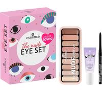 Loc-Cosmetics The Nude Eye Coffret Cadeau De Maquillage Pour Femme Sans Particules De Microplastique,Sans Alcool,1 Paquet(3 Pièces)