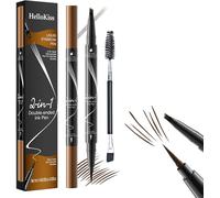 Loc-Crayon À Sourcils Liquide,3d Tatouage Crayon À Sourcils Avec 4 Conseils Crayon Imperméable & Longue Durée Sourcil Pour Le Maquillage Naturel Micro Crayon (Nouveau Style-Marron Foncé)