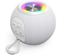 Loc-Enceinte Bluetooth 5.3 Portable Buddy 3.0"" Sans Fil,Haut Parleur Étanche Ipx7,Rechargeable Autonomie 12H,Résistance Poussière Et Chocs,Puissance 6 W,Câble De Charge Usb-C Fournis,Blanc