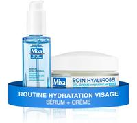 Loc-Expert Peau Sensible-Hyalurogel De Routine-Booster Hydratation Répulpant 24 Heures-Acide Hyaluronique Pur,Vitamine B3 + B5,Sérum + Soin