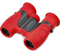 Loc-Jumelle Enfant Bcs100 - Jumelle Binoculaire Compact Pour Enfants, Gomme Souple, Ergonomique, Sangle Et Housse De Transport Inclus, Grossissement 8X ¿ Rouge