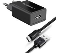 Loc-Kit Chargeur Compatible Honor 7 Honor 6 Honor 5C Honor 5X Honor 4X Et Tous LesModèles Avec PortMicro Usb Noir 5V 2000Ma