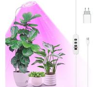 Loc-Lampe Horticole Led Spectre Complet,72 Leds Lampe Plante Interieur,160cm Lampes De Croissance Horticoles Avec Col De Cygne 360°,Minuterie 3/9/12h,Réglable En Hauteur,10 Luminosité,3 Modes,Blanc