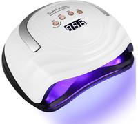 Loc-Lampe Uv Sèche Ongles Professionnel,380w Led Séchoir À Ongles Automatique,81 Leds,Séchage Rapide,Grand Lcd Ecran,4 Minuteries 10s/30s/60s/99s Pour Vernis Semi Permanent,Gel Et Vernis