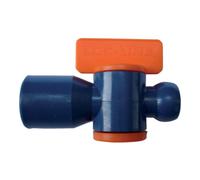 Loc-Line Robinet d'arrêt taille 1/4 po. avec taraudage sachet avec 2 un. LOC-LINE Quantité:1