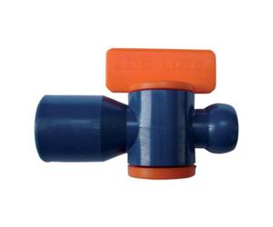 Loc-Line Robinet d'arrêt taille 1/4 po. avec taraudage sachet avec 2 un. LOC-LINE Quantité:1