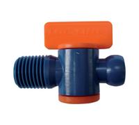 Loc-Line Valve d'arrêt Gr. 1/4 pouce with male thread Pack with 2 pieces Quantité:1