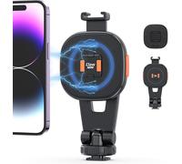 Loc-Mg-03L Support Magnétique Pour Téléphone Portable,Trépied,Chaussure Froide Et Trou De Vis 1/4,Adaptateur Pour Trépied De Téléphone Portable Pour Iphone Et Autres Smartphones,Pour Trépied