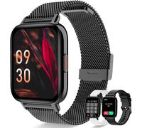 Loc-Montre Connectée Femme Repondre Appel 1.69" Smartwatch Fréquence Cardiaque Sommeil Spo2 Fonction Féminine Notification Intelligente Montre Sport Étanche Podomètre Calories 3 Bracelets Pour Ios And