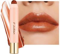 Loc-Rouge A Levre-Brillant Et Juteux,Rouge A Levre En Terre Cuite,Colour Lip Marker Créer Un Essence Maquillage,Rouge À Lèvres Hydratant,Convient À Toutes Les Carnations,2.48g,Please!(07)