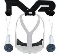 Loc-Support Mural Universel Pour Casque Et Manette De Réalité Virtuelle-Noir-Compatible Avec Quest3/Quest2/Quest Pro/Pico4-Support Mural Universel Pour Casque De Réalité Virtuelle