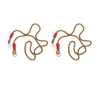 Locadence 2Pcs Tree Swing Corde, Hanging Swylon Tree Swing, Hammock Hamac Sangle avec Carabiner pour Le Jardin Extérieur Intérieur Camping