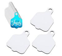 LOCADENCE 30pcs sublimation paddle banc, sublimation plaque d'immatriculation des plaques, MDF décoration de la plaque signalétique de sublimation vierge MDF pour 40 oz