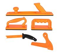 LOCADENCE 5 pièces ensemble de bâtons de poussée, ensemble de bâtons de poussée pour le travail du bois, kit de sécurité pour le travail du bois ABS pour scies radiales et machines