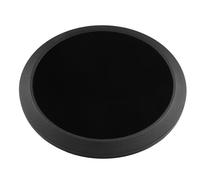Locadence 500 mm / 20 Pouces de Table en Acrylique Rond, Effet Miroir résistances de l'eau Table Ronde RV, Table de Table à Manger Noir Moderne pour Les Camping-Cars
