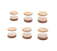 LOCADENCE 6 PCS Bobine Stationnement Gestion Fil Broder, Support Fil d'Aiguille avec Clips Magnétiques pour Point Croix, Art Couture