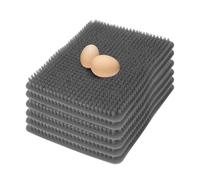 Locadence 6Pcs Poulet Nidification, 13,8 X 12,2 dans des Revêtements Nidification L'Épreuve l'eau, la Literie Poulet pour Accessoire Ponte d'Oeufs Coopérative (Milcha Farbe)