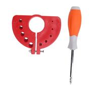 LOCADENCE Ajusteur du binaire de forage, pointeur de bits de forage multi-taille avec tournevis, ABS Diamètre portable 3 4 5 6 7 8 9 10 11 12 Force de percevte (Bleu) (Rouge)