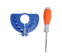 LOCADENCE Ajusteur du binaire de forage, pointeur de bits de forage multi-taille avec tournevis, ABS Diamètre portable 3 4 5 6 7 8 9 10 11 12 Force de percevte (Bleu)