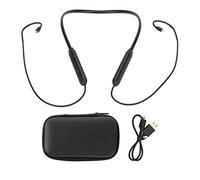 Locadence Câble adaptateur Bluetooth sans fil MMCX, adaptateur Bluetooth rechargeable, crochet d'oreille supplémentaire avec 20 heures de temps de lecture pour SE215 SE315 SE425 TK200 T100