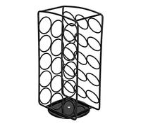Locadence Coffee Pod Carrousel Porte Carrousel, 11,9 X 5,7 X 3,8 Pouces 30 Capsules Organisateur Pods Café Métal Rotatif 360 Degrés, Support Rack Capsule pour la Maison
