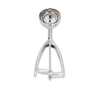LOCADENCE Cuillère à Glace, Cuillère à Melon en Acier Inoxydable Lavable au Lave Vaisselle, Cuillère à Pâte à Biscuits, Ustensiles de Pâtisserie pour Biscuits, Cupcakes, Muffins (Diamètre de la