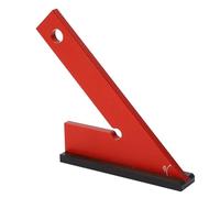 LOCADENCE Équerre à onglet, règle d'angle carrée précise à 45 °, outil de mesure en alliage d'aluminium avec base