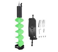 LOCADENCE Foret à glace, tarière électrique légère et robuste pour la pêche sur glace, nylon, longueur 29 po, diamètre de perçage 8 po, foret électrique, outils d'hiver