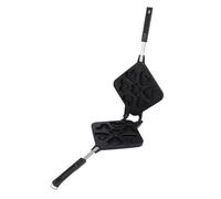 LOCADENCE Gaufrier, Plat Cuisson Antiadhésif Double Face en Alliage d'Aluminium, Gaufrier Portable pour Cuisine à Domicile, Appartement, Dortoir d'Université