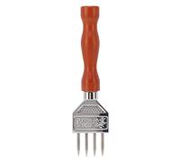LOCADENCE Ice Chipper, Outil à Glace en Acier Inoxydable avec Manche en Bois, Marteau à Glace Facile à Utiliser, Broyeur à Glace pour Bar à Domicile, Cuisines, Aliments Surgelés (Type B)
