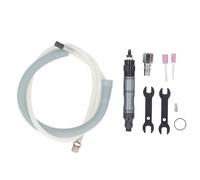 LOCADENCE Kit de mini-meuleuse pneumatique, crayon pneumatique 1/4 po 70 000 tr/min, mini-meuleuse avec pince de serrage 2,38 mm/3 mm, outil pneumatique pour la découpe