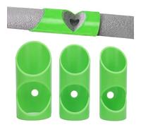 LOCADENCE Lot de 3 coupe-tubes en mousse ABS, outil de coupe pour isolation de plomberie, guide de découpe pour isolation de tuyaux en mousse ABS, pour la décoration de la maison (Vert)