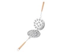 LOCADENCE Machine Biscuits Noyer, Outil Cuisson Pâtisserie Biscuits Alliage d'Aluminium Forme Ovale Antiadhésif à 16 Trous pour la Boulangerie Cuisine Domicile (Style 2 (105x52cm / 41,3x20,5 pouces))