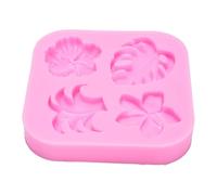 LOCADENCE Matrice de Fondant en Silicone, Matrices de Moulage d'Argile de Feuilles de Fleurs Matrices de Fondant, Moulage de Cuisson Multifonctionnel Antiadhésif en Silicone