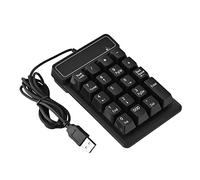 Locadence Pavé Numérique Filaire, Pavé Numérique 19 Touches avec Câble USB de 4,9 Pieds, Clavier Comptabilité Financière Portable Plug and Play pour Ordinateur Portable de Bureau
