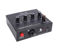 LOCADENCE Préampe de Microphone, 48V Power 3 Entrée Xlr Sortie Multi Canaux Dynamique et Condenseur Mic Booster pour Enregistrer le Streaming en Direct du Studio