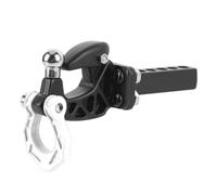 LOCADENCE RC Hitch Trailer Crochet, Tow Hook Aluminium Récepteur d'Attelage, Entraves de Remorquages pour les Accessoires SCX10 RC Crawler (Silber)