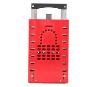 LOCADENCE Serrure de consignation, boîte de cadenas de groupe à poignée en nylon en acier inoxydable, kit de boîte de consignation de verrouillage de capacité de 14 cadenas