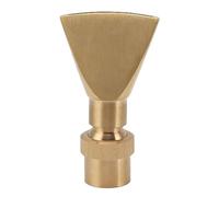 Locadence Spray Buse la Fontaine d'eau, G1in Réglable Forme Ventilateur Forme Cuivre, Arroseur de Tête pour Un Étang Jardin, Parc d'Attractions, Musée (G1in)