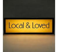 Local aimé RVB LED Néon Lightbox avec télécommande & APP commande panneau d'avertissement dimmable pour cinéma bibliothèques cafés maison entreprise bureau USB alimenté